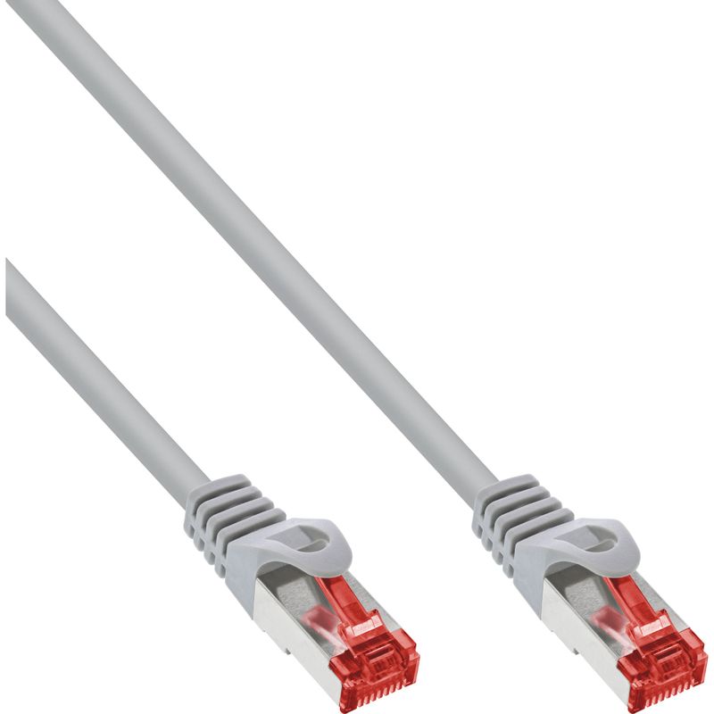 InLine 76402 netwerkkabel - Cat6 - S/FTP - 2 meter - grijs