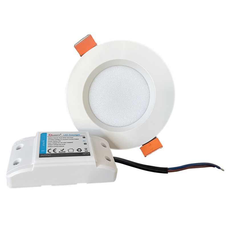 GLEDOPTO GL-D-003P slimme downlight - 6 watt - RGB+CCT - Zigbee 3.0 en 2,4 GHz RF
