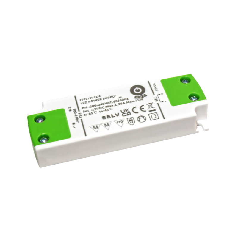POS Power FTPC15V24-E spanningsgestuurde ledvoeding - 24 volt - 0,625 ampère - 15 watt