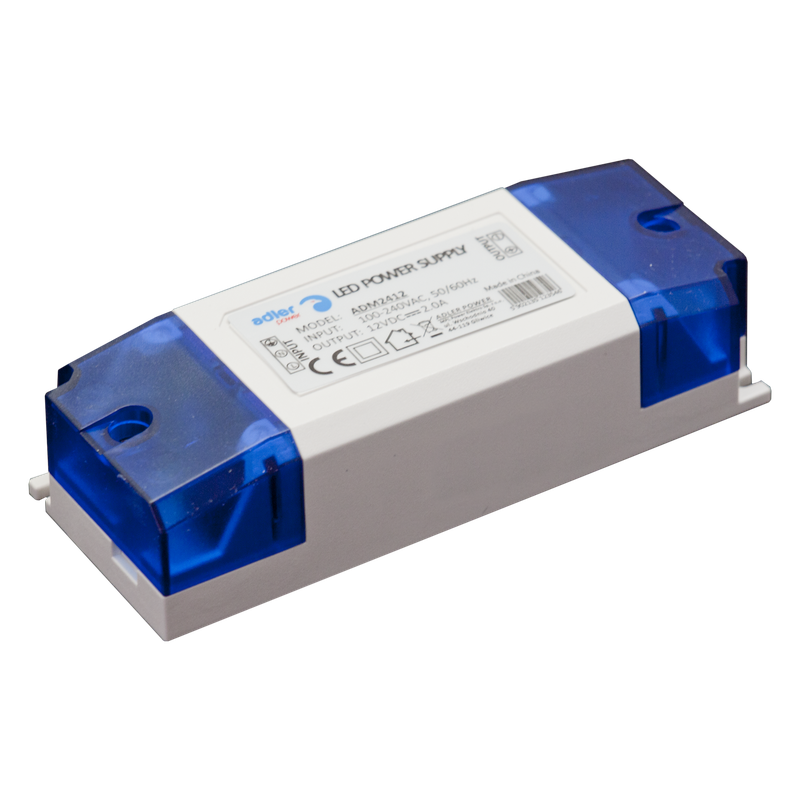 ADLER Power ADM2412 spanningsgestuurde ledvoeding - 12 volt - 2 ampère - 24 watt