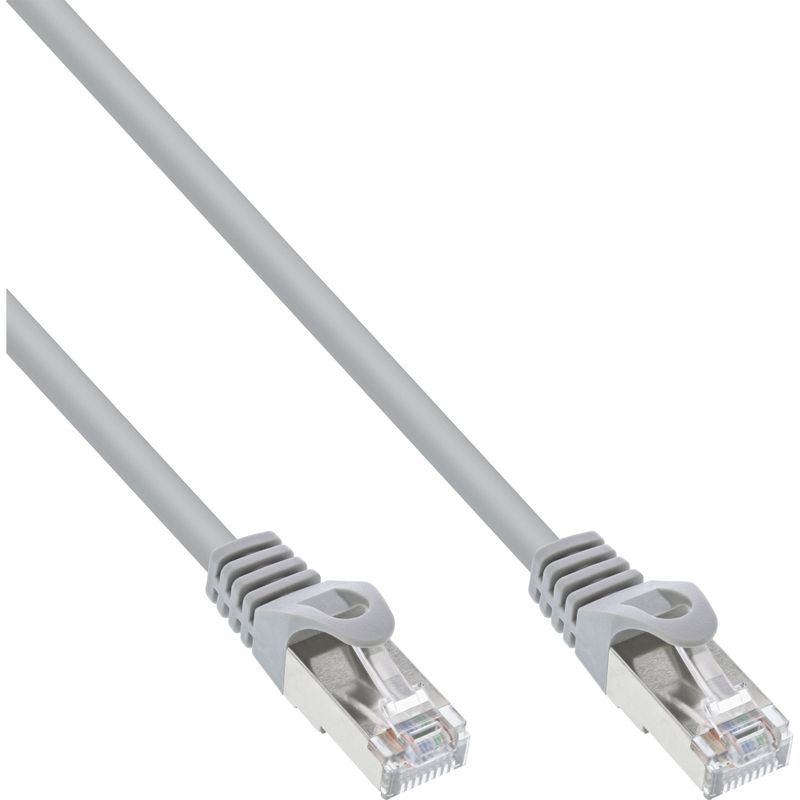 InLine 72533L netwerkkabel - Cat5e - F/UTP - 0,3 meter - grijs