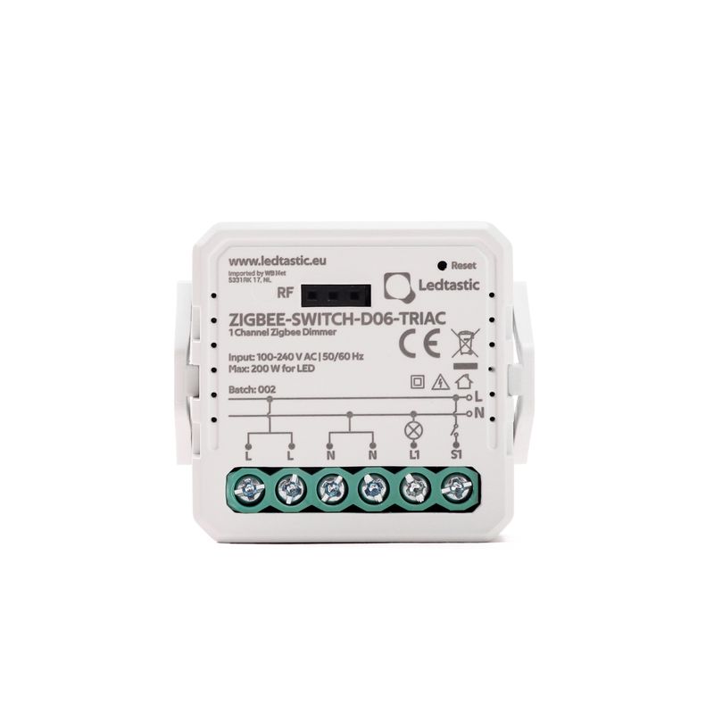 Ledtastic ZIGBEE-SWITCH-D06-TRIAC dimmer - Zigbee 3.0