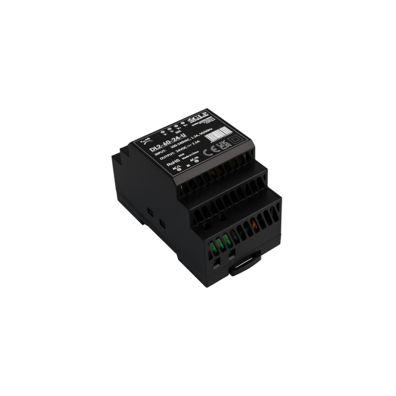 Global Leader Power DL2-60-48-U din-railvoeding - 48 volt - 1,25 ampère - 60 watt