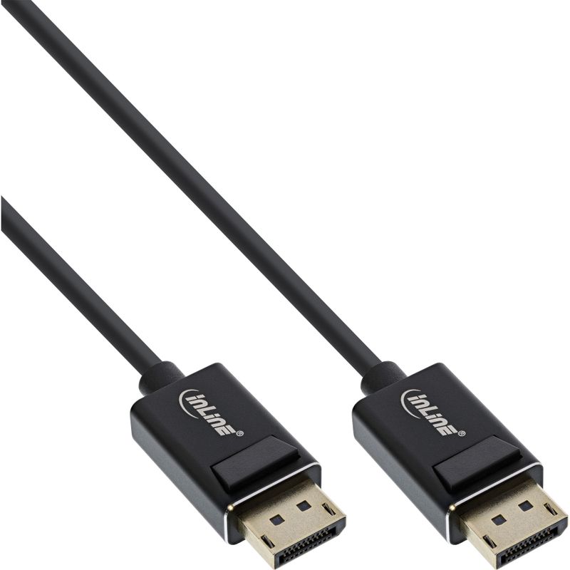 InLine 15403P DisplayPort-kabel - 3 meter - DisplayPort 2.0 - zwart