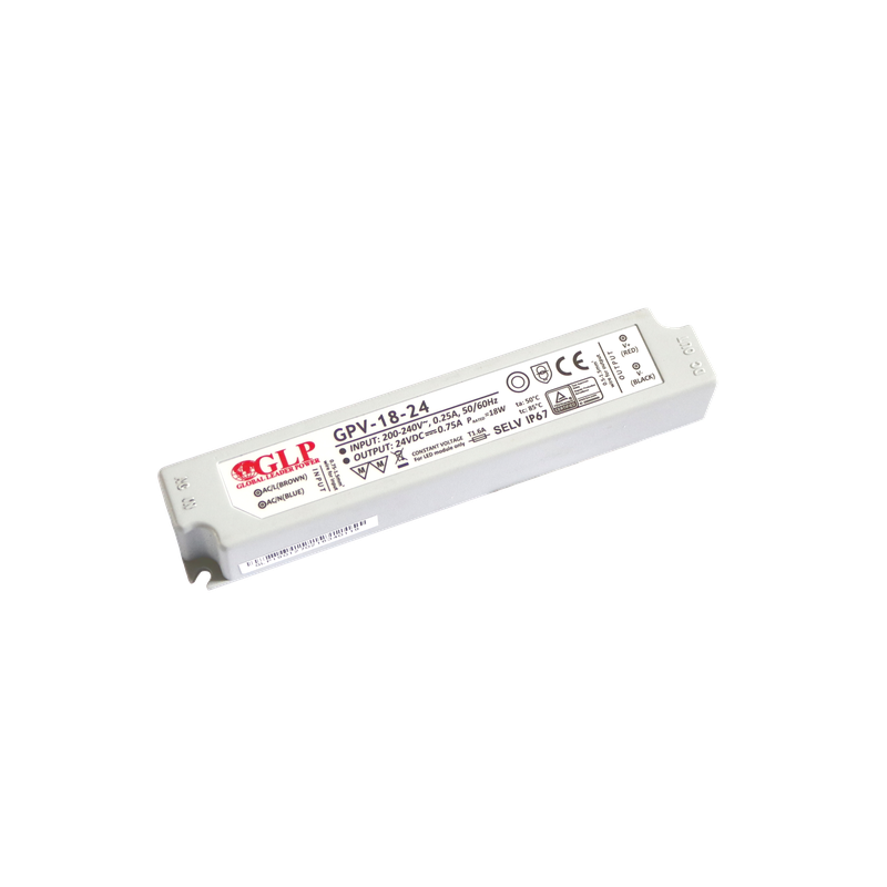 Global Leader Power GPV-18-24 spanningsgestuurde ledvoeding - 24 volt - 0,75 ampère - 18 watt