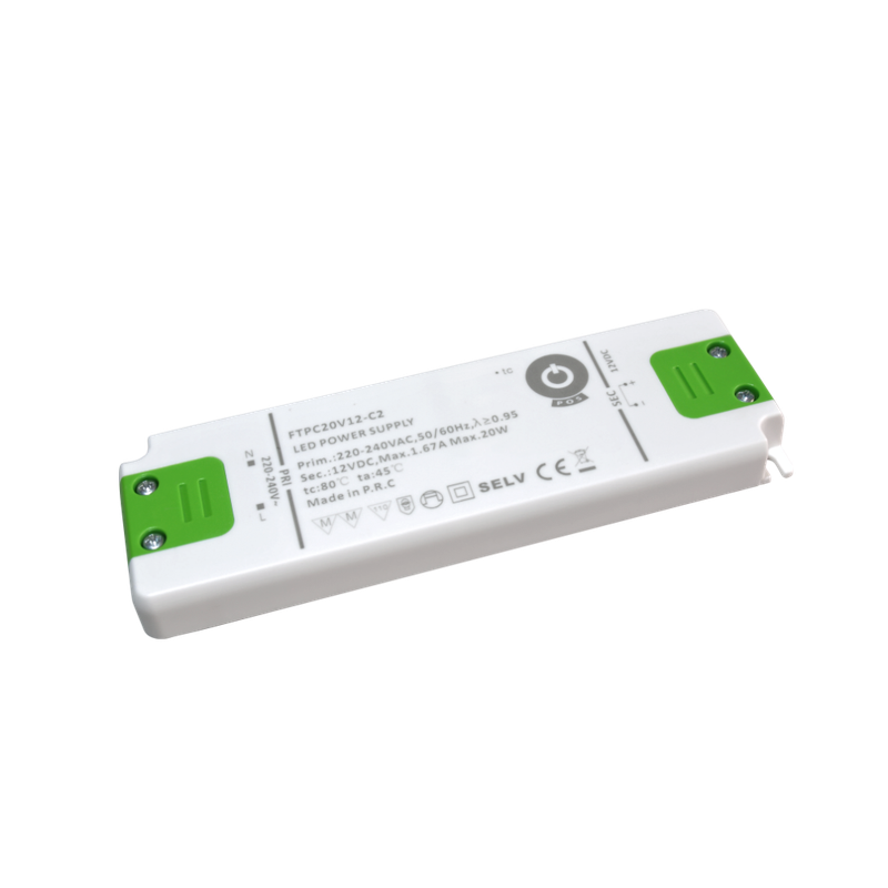 POS Power FTPC20V12-C2 spanningsgestuurde ledvoeding - 12 volt - 1,67 ampère - 20 watt