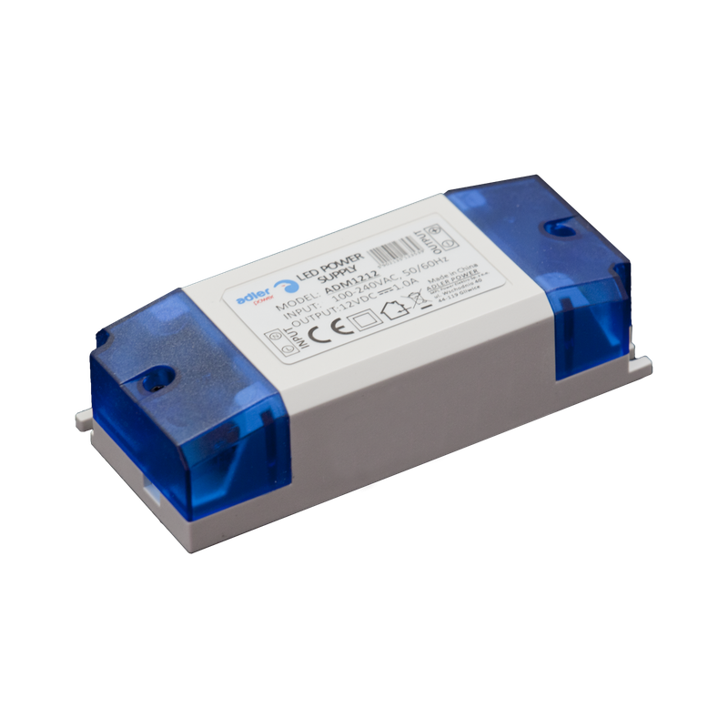 ADLER Power ADM1212 spanningsgestuurde ledvoeding - 12 volt - 1 ampère - 12 watt