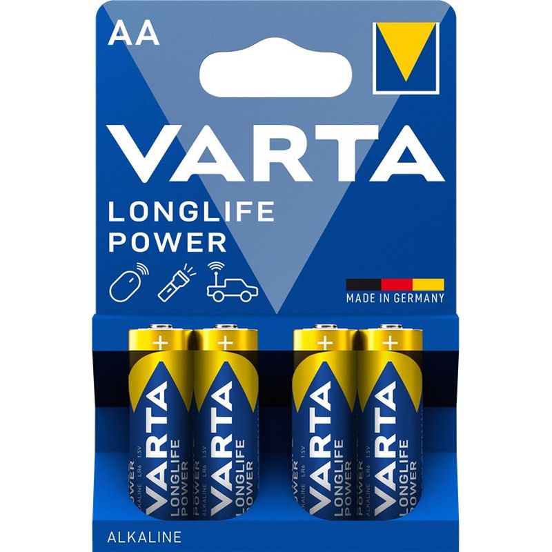 VARTA AA batterijen - LR6 - 4 stuks