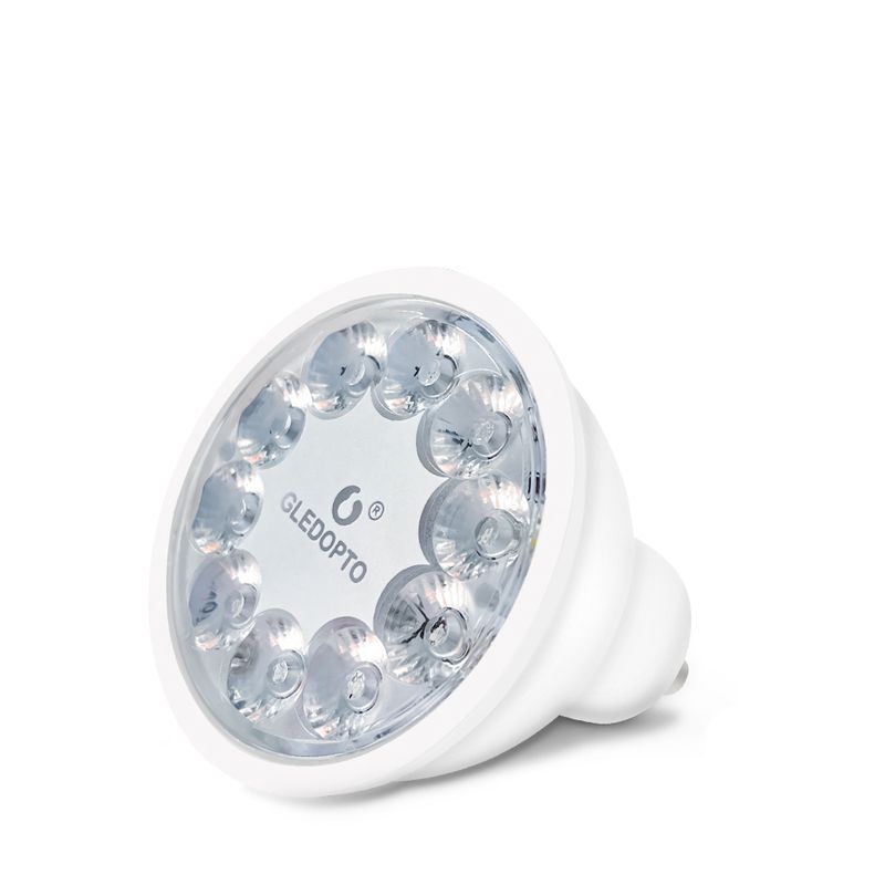 GLEDOPTO GL-S-006P slimme spotlight - GU10 - 5 watt - RGB+CCT - Zigbee 3.0 en 2,4 GHz RF