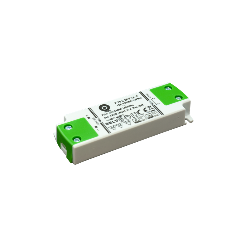 POS Power FTPC20V12-C spanningsgestuurde ledvoeding - 12 volt - 1,67 ampère - 20,04 watt