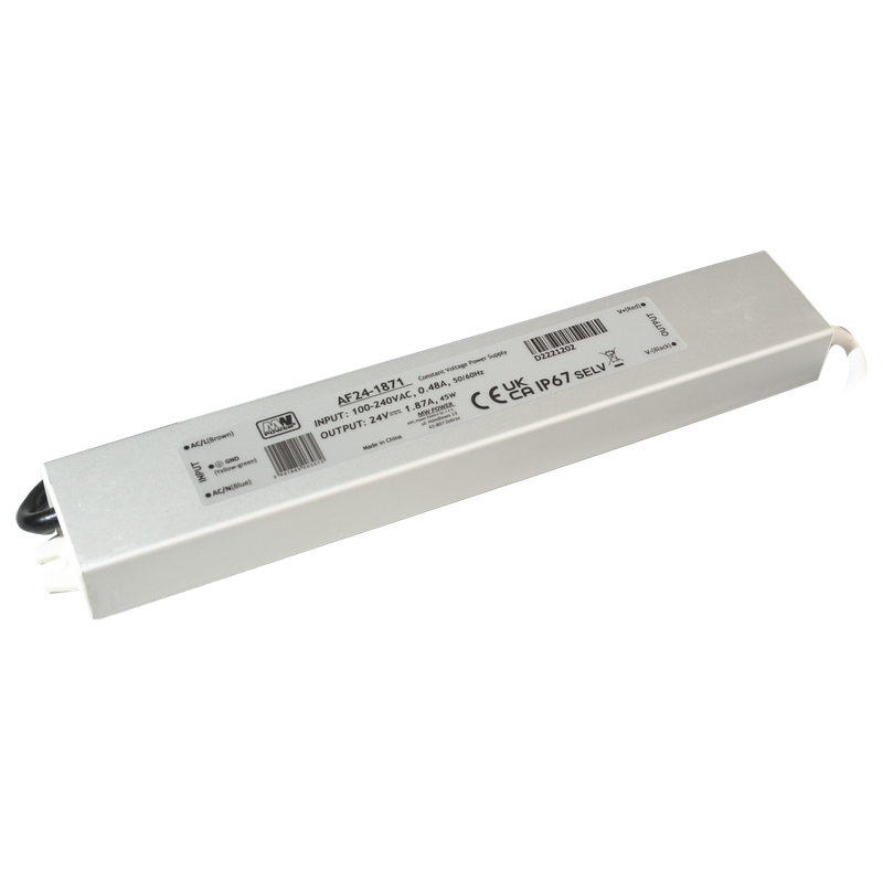 MW Power AF24-1871 spanningsgestuurde ledvoeding - 24 volt - 1,87 ampère - 45 watt