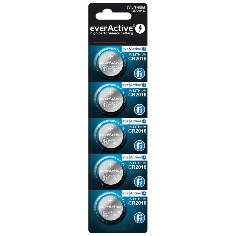 everActive CR20165BL CR2016-batterijen - lithium - 5 stuks