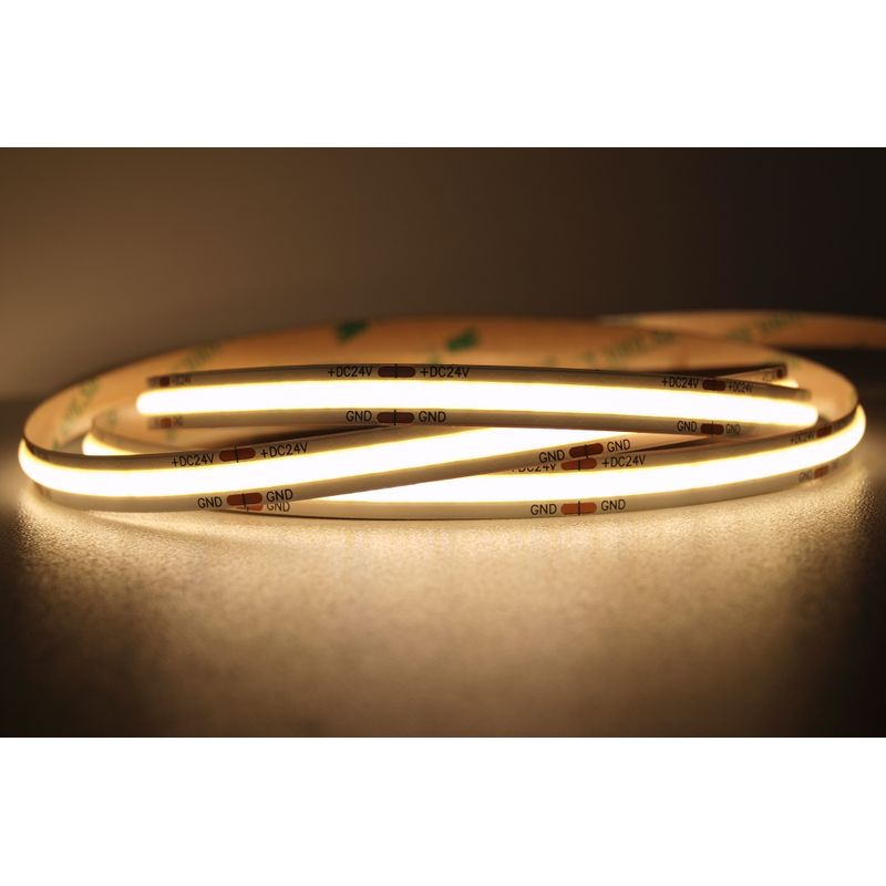 MW Lighting HQS-COB-10W-WW cob-ledstrip - warm wit - IP33 - 10 watt per meter