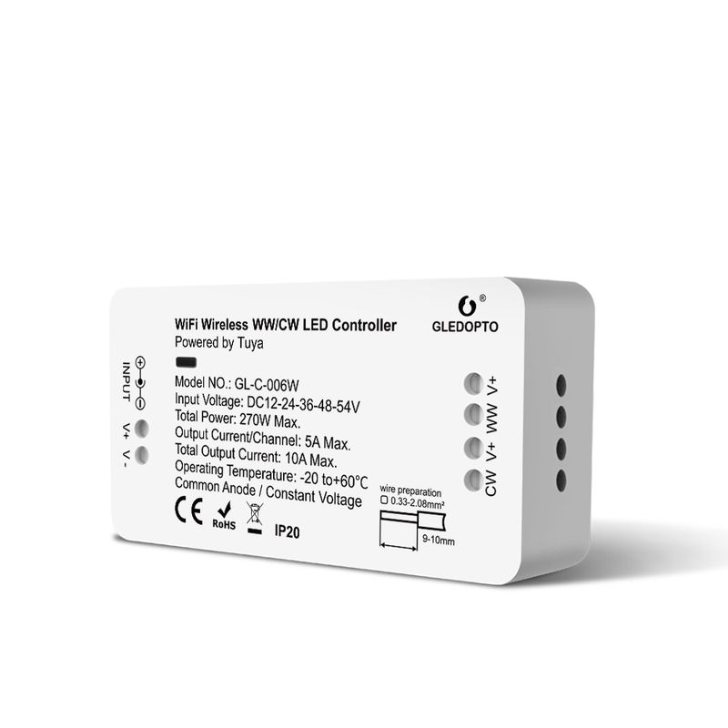 GLEDOPTO GL-C-006W ledcontroller - CCT - wifi