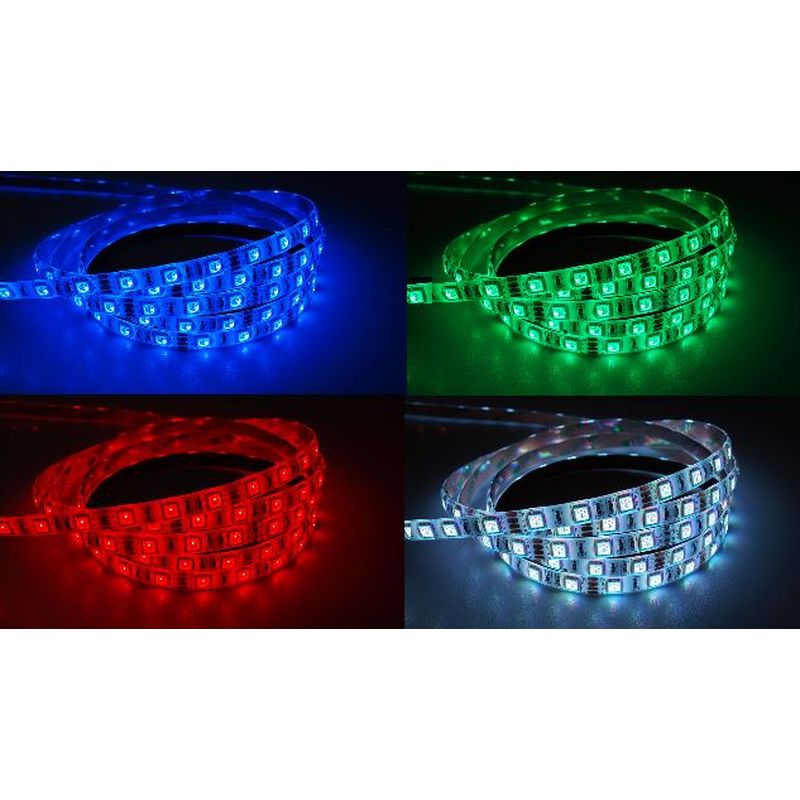 MW Lighting LC-5050-60LED-14.4W-RGB ledstrip - RGB - IP20 - 14,4 watt per meter