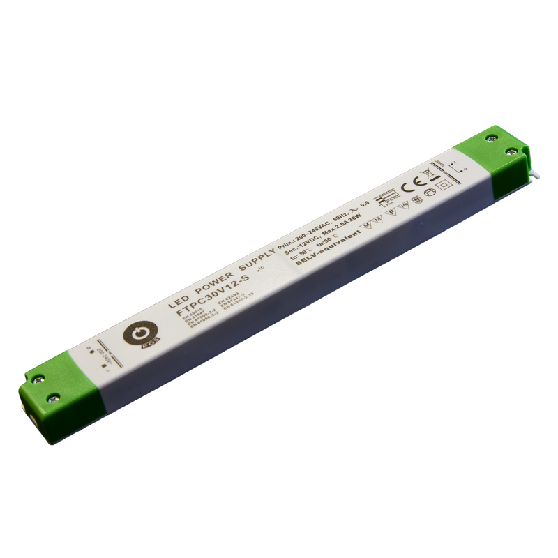 POS Power FTPC30V24-S spanningsgestuurde ledvoeding - 24 volt - 1,25 ampère - 30 watt
