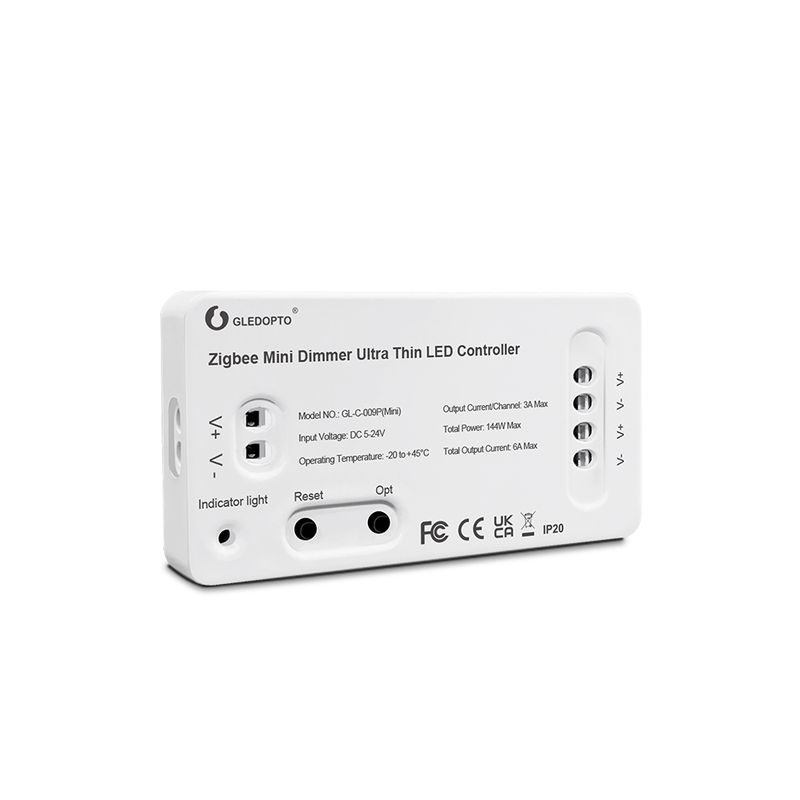 GLEDOPTO GL-C-009P (mini) ledcontroller - mono - Zigbee 3.0 en 2,4 GHz RF