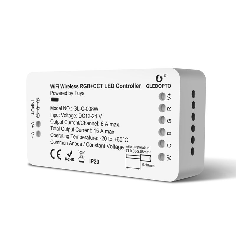 GLEDOPTO GL-C-008W ledcontroller - RGBCCT - wifi