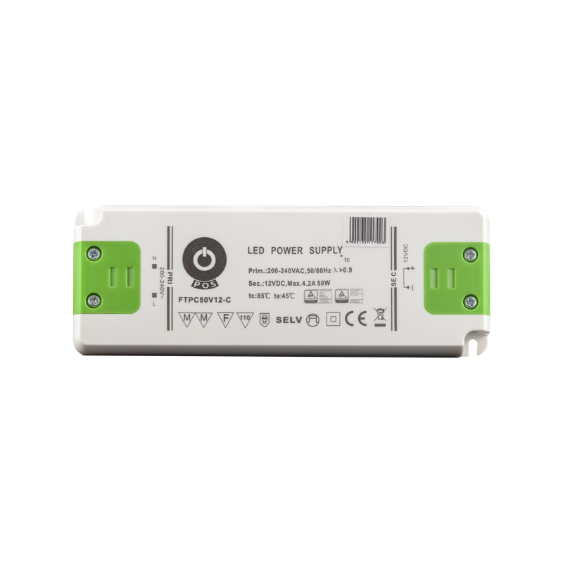 POS Power FTPC50V12-C spanningsgestuurde ledvoeding - 12 volt - 4,2 ampère - 50,4 watt