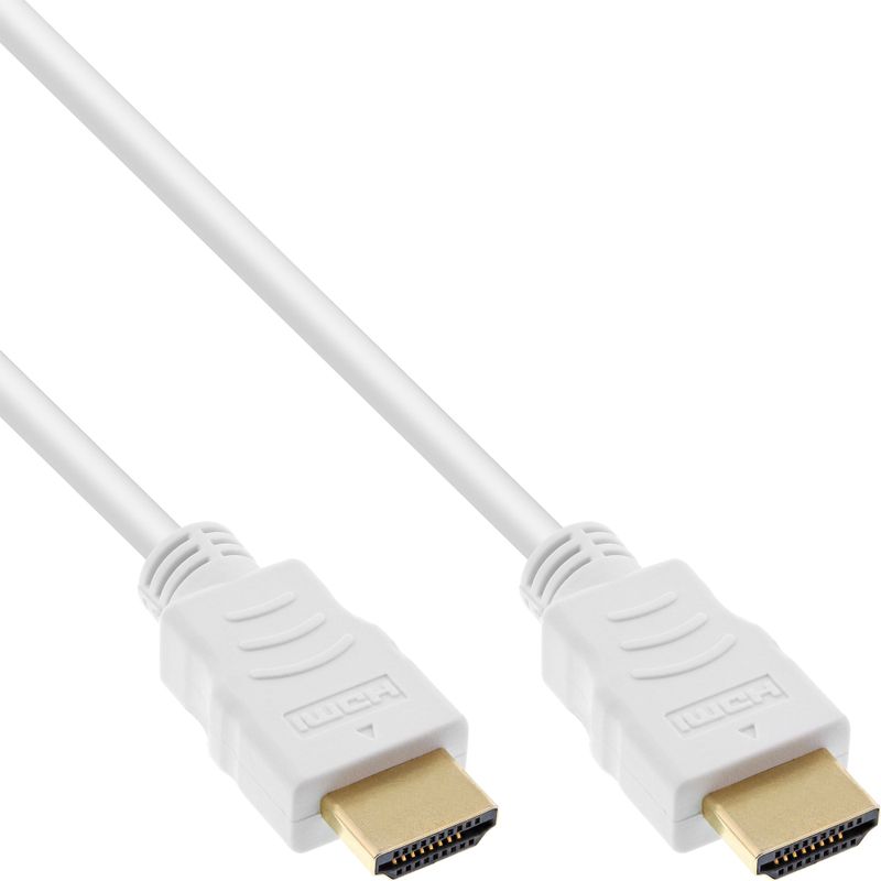 InLine 17502W HDMI-kabel - 2 meter - HDMI 2.0b - wit