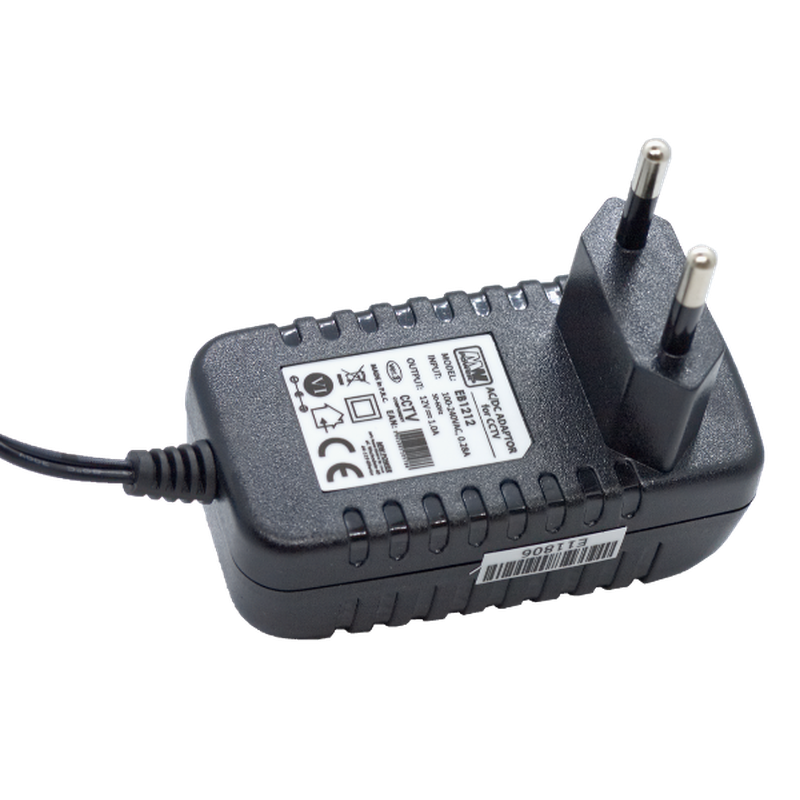 MW Power EB1212 voedingsadapter - 12 volt - 1 ampère - 12 watt