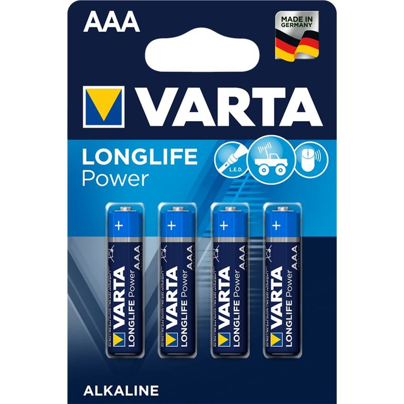 VARTA AAA batterijen - LR03 - 4 stuks