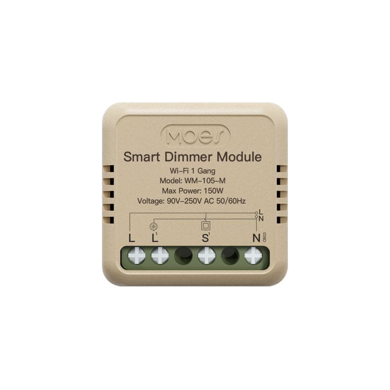 MOES WM-105-M-MS dimmer - wifi