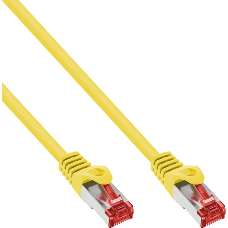 InLine 76411Y netwerkkabel - Cat6 - S/FTP - 1 meter - geel