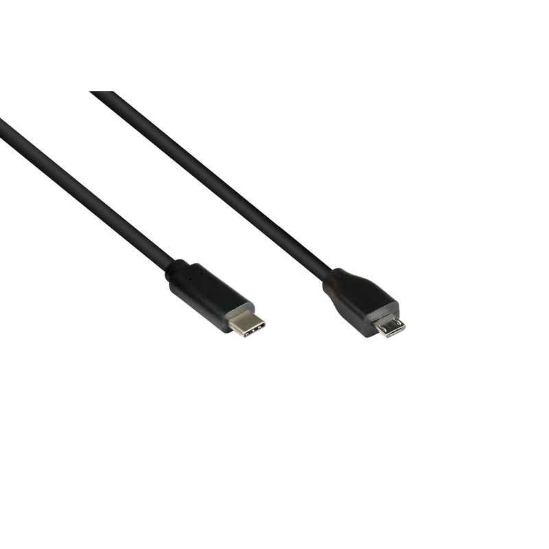Good Connections GC-M0121 USB-Type-C-naar-USB-Micro-B-kabel - 0,5 meter - USB 2.0 - zwart