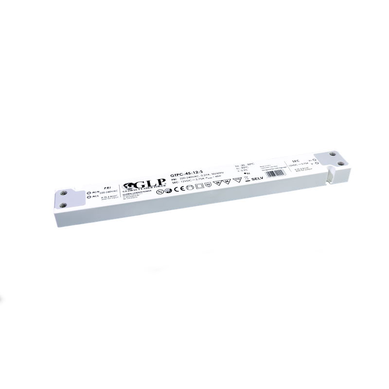 Global Leader Power GTPC-45-12-S spanningsgestuurde ledvoeding - 12 volt - 3,75 ampère - 45 watt