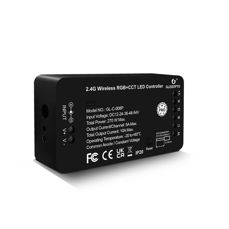 GLEDOPTO GL-C-008P ledcontroller - RGBCCT - Zigbee 3.0 en 2,4 GHz RF