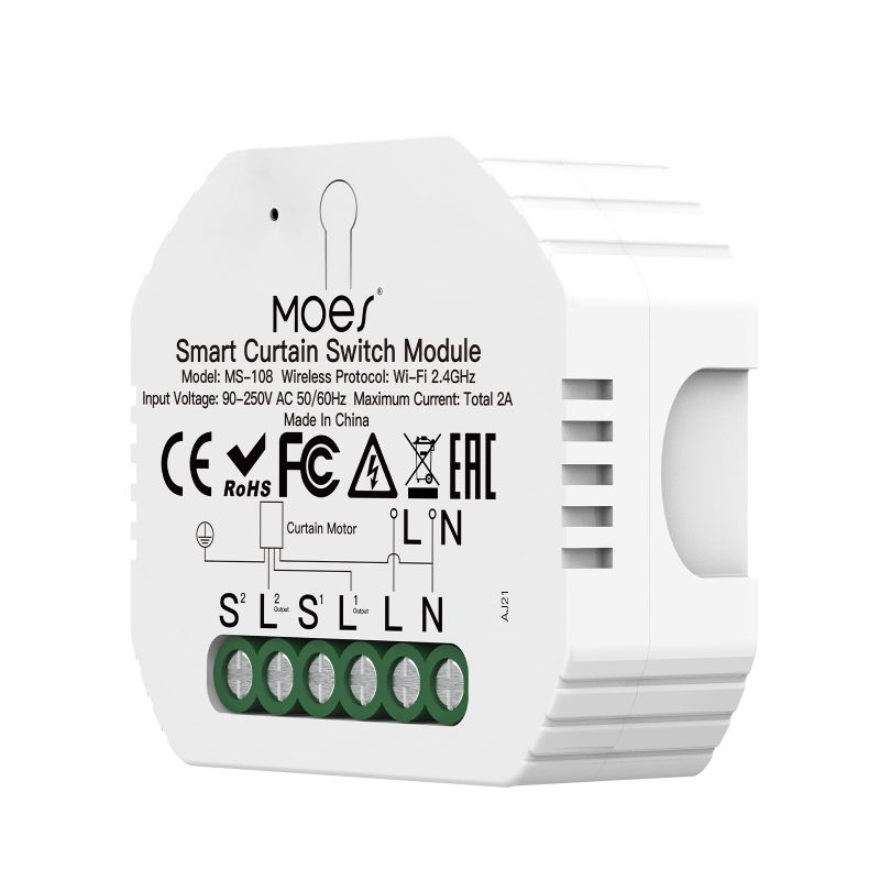 MOES WM-108-MS rolluikschakelaar - wifi