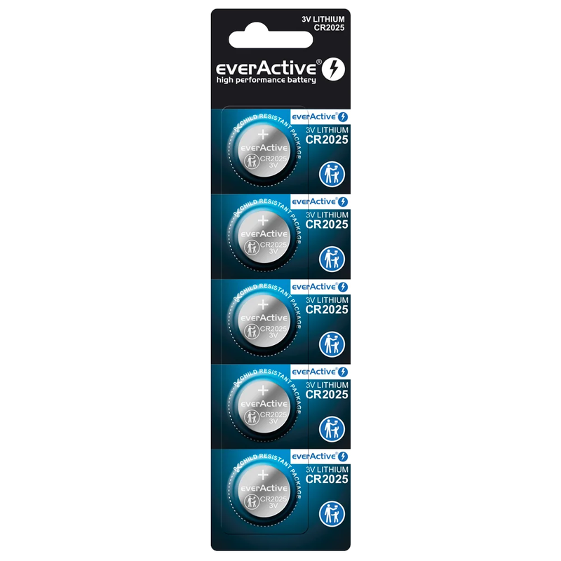 everActive CR20255BL CR2025-batterijen - lithium - 5 stuks