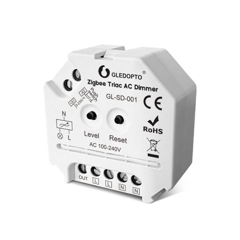 GLEDOPTO GL-SD-001 triac-dimmer - Zigbee 3.0 en 2,4 GHz RF