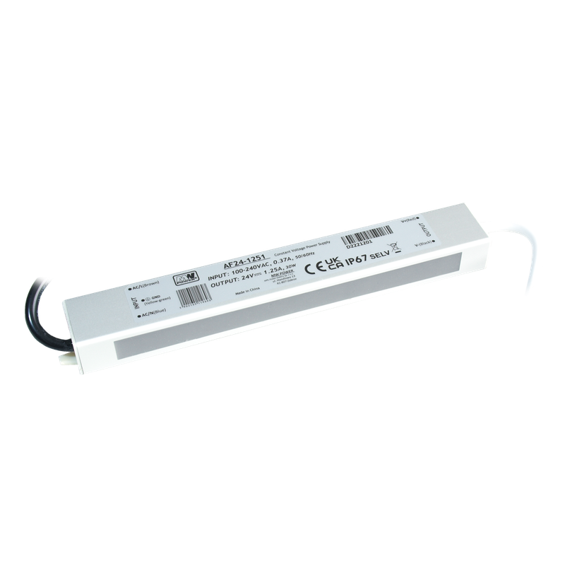 MW Power AF24-1251 spanningsgestuurde ledvoeding - 24 volt - 1,25 ampère - 30 watt