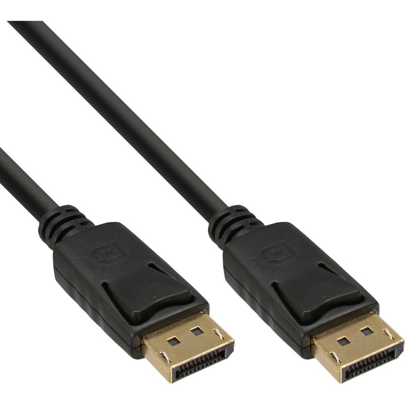 InLine 17103P DisplayPort-kabel - 3 meter - DisplayPort 1.2 - zwart