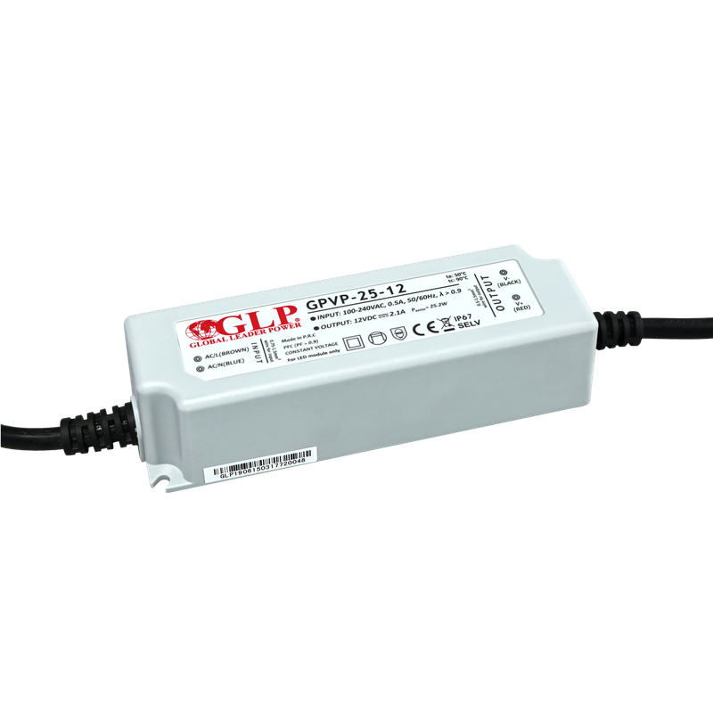 Global Leader Power GPVP-25-12 spanningsgestuurde ledvoeding - 12 volt - 2 ampère - 24 watt