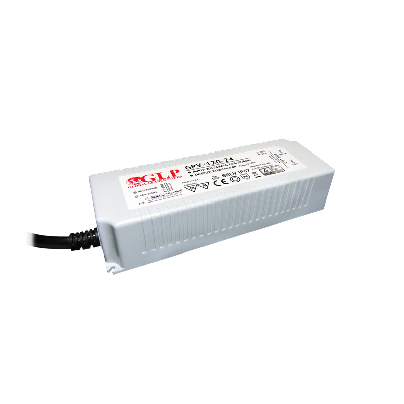 Global Leader Power GPV-120-24 spanningsgestuurde ledvoeding - 24 volt - 5 ampère - 120 watt