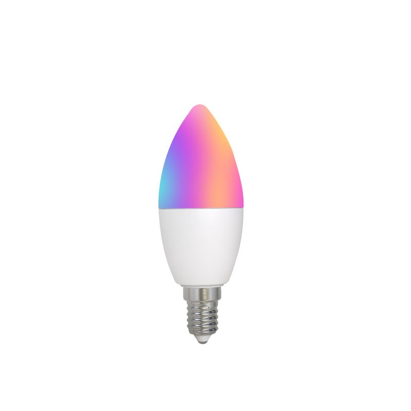 MOES WB-TDC6-RCW-E14-MS slimme ledlamp - E14 - 6 watt - RGB+CCT - wifi